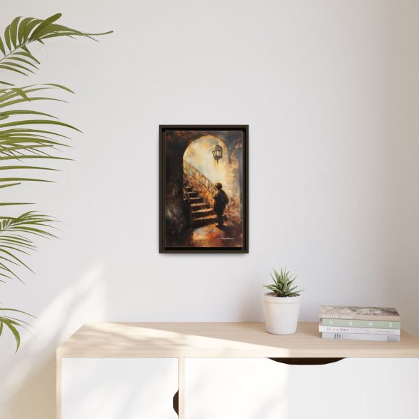Framed Matte Canvas Art - Enigmatic Stairs Artwork, Home Decor, Wall Art, Living Room Aesthetic, Unique Gift, Art Lovers Decoration - Image 43