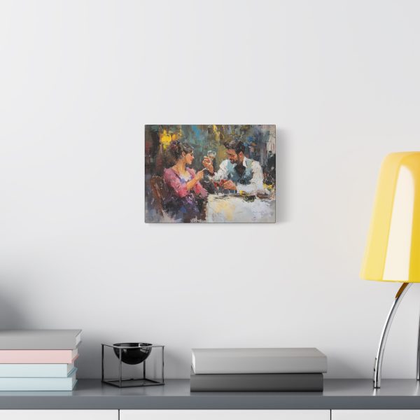 Romantic Canvas Art Print, Wall Decor, Couple Artwork, Romantic Gift, Home Accent - Image 3