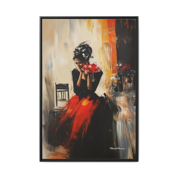 Elegant Framed Canvas Art - Emotional Portrait, Wall Decor, Home Decor, Gift for Art Lovers, Special Occasions - Image 9