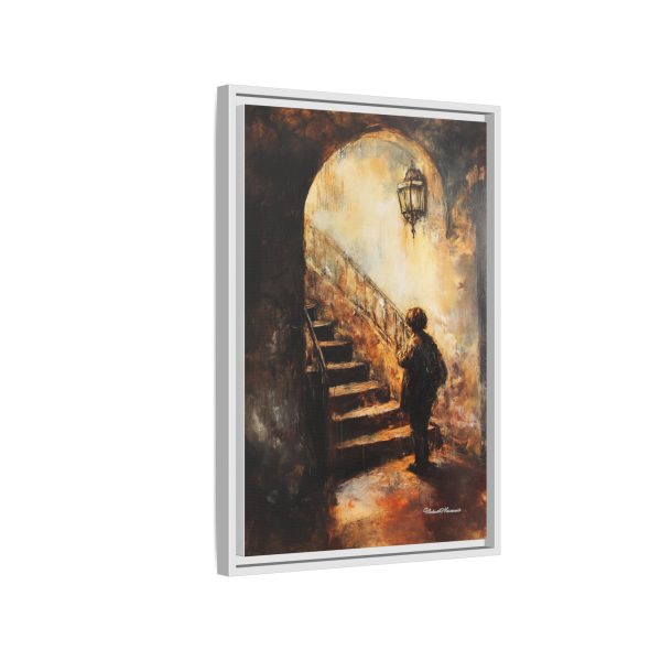 Framed Matte Canvas Art - Enigmatic Stairs Artwork, Home Decor, Wall Art, Living Room Aesthetic, Unique Gift, Art Lovers Decoration - Image 58