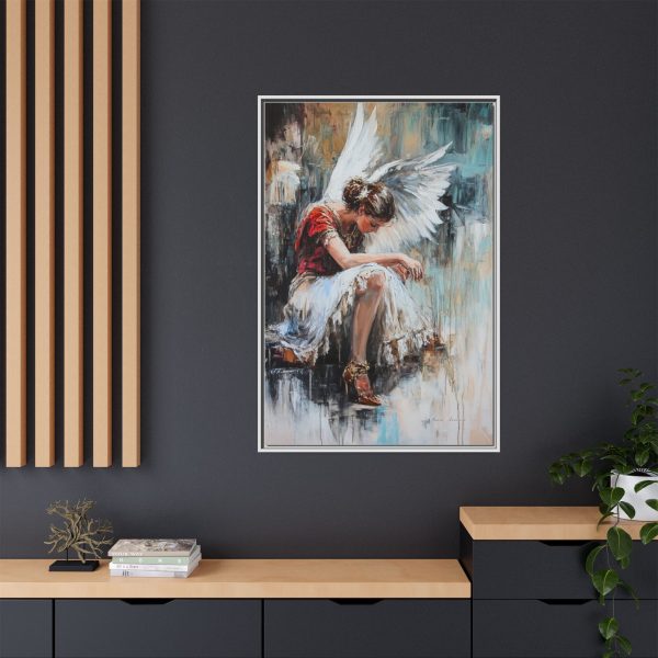 Angel Wings Framed Canvas Art, Inspirational Wall Decor for Home, Serenity Artwork, Gift for Her, Boho Chic Decor, Angel Art Print - Image 36