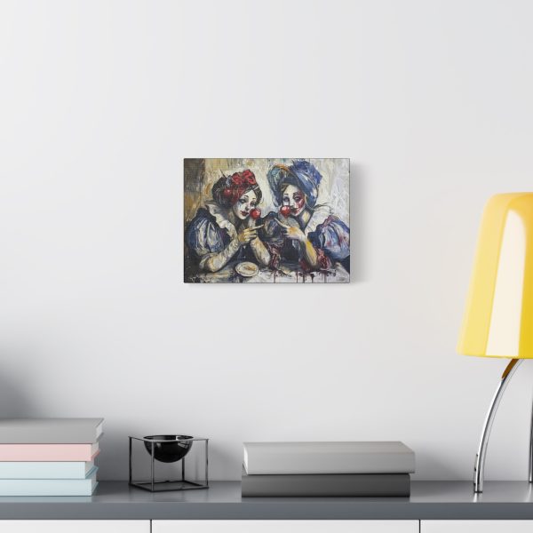 Darkly Whimsical Canvas Art, Creepy Painting, Surreal Home Decor, Unique Gift for Art Lovers, Halloween Decoration - Image 3