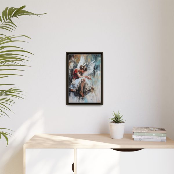 Angel Wings Framed Canvas Art, Inspirational Wall Decor for Home, Serenity Artwork, Gift for Her, Boho Chic Decor, Angel Art Print - Image 43