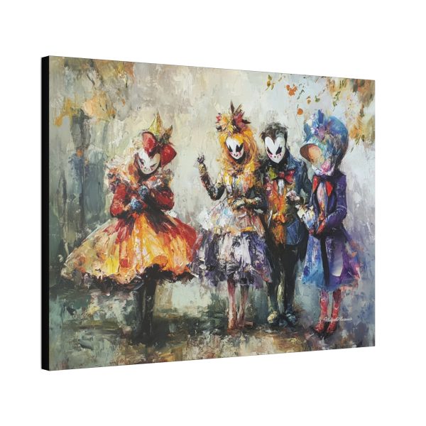 Canvas Wall Art, Whimsical Masquerade Art, Colorful Home Decor, Unique Gift Idea, Carnival Celebration Art - Image 6