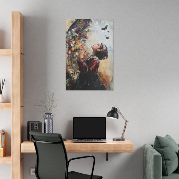 Whimsical Butterfly Canvas Art, Flower Wall Decor, Home Aesthetic, Gift for Art Lovers, Bohemian Style, Nature Inspired Decor - Image 20
