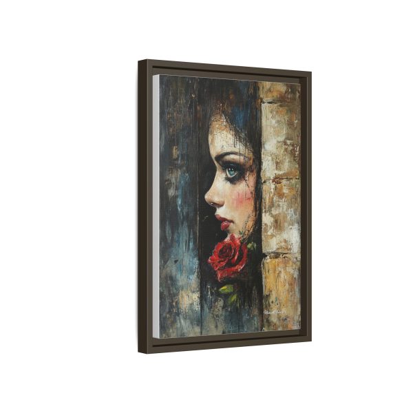 Matte Framed Art Print - Striking Portrait with Rose, Wall Decor, Home Accent, Gift for Art Lovers, Boho Room Decoration - Image 42