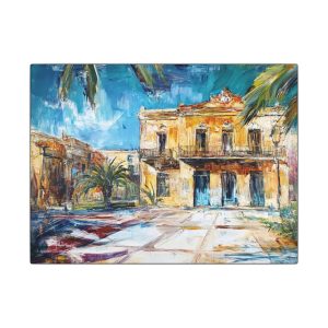Vibrant Canvas Wall Art, Decorative Painting, Home Decor, Gift for Art Lovers, Tropical Artwork, Colorful Canvas Print