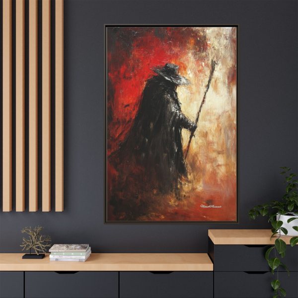 Mysterious Framed Canvas Art, Gothic Wall Decor, Dark Fantasy Art, Home Aesthetic, Unique Gift for Art Lovers, Halloween Decor - Image 68