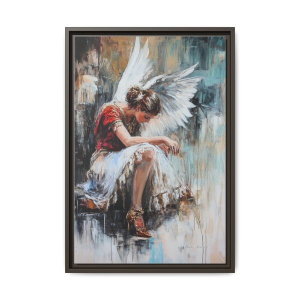Angel Wings Framed Canvas Art, Inspirational Wall Decor for Home, Serenity Artwork, Gift for Her, Boho Chic Decor, Angel Art Print - Image 53