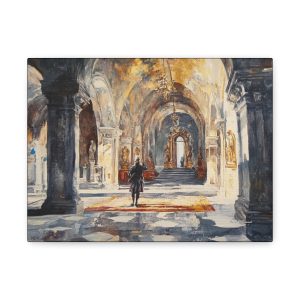 Elegant Stretched Canvas Print, Wall Art Decor, Living Room Art, Unique Gift, Fine Art, Home Decoration