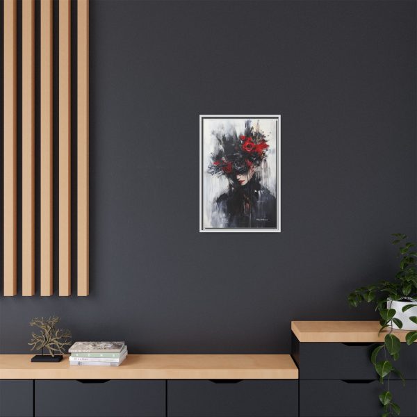 Framed Wall Art, Matte Canvas Print, Abstract Art, Home Decor, Gift for Art Lovers, Black and Red Aesthetic - Image 60
