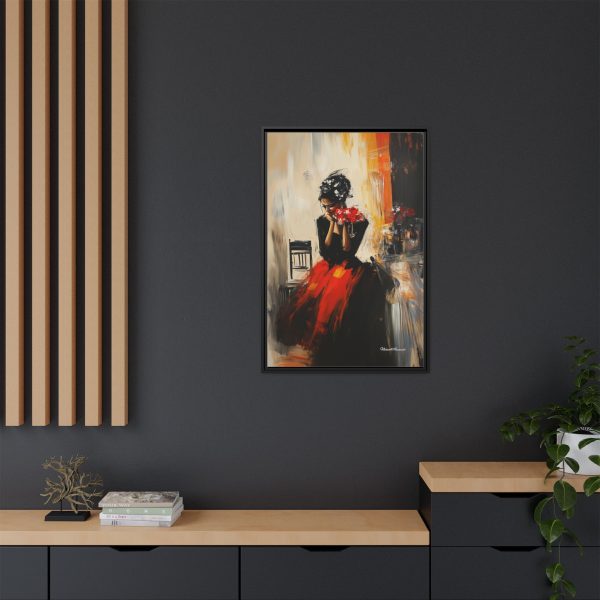 Elegant Framed Canvas Art - Emotional Portrait, Wall Decor, Home Decor, Gift for Art Lovers, Special Occasions - Image 8