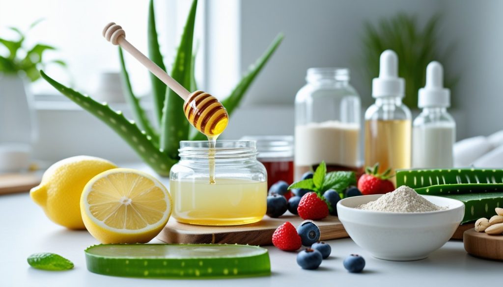 Natural DIY collagen-boosting ingredients for home skincare routine