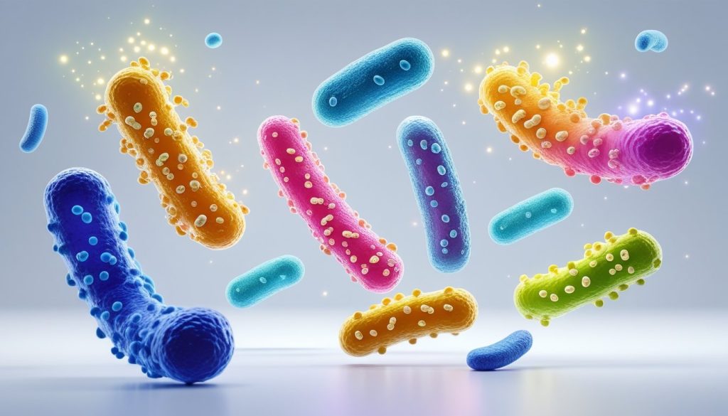 Seven probiotic strains have digestive benefits, including Lactobacillus and Bifidobacteria, for gut health.