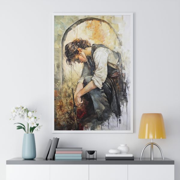 Artistic Vertical Framed Poster, Home Decor, Inspirational Wall Art, Gift for Art Lovers, Unique Art Print - Image 5