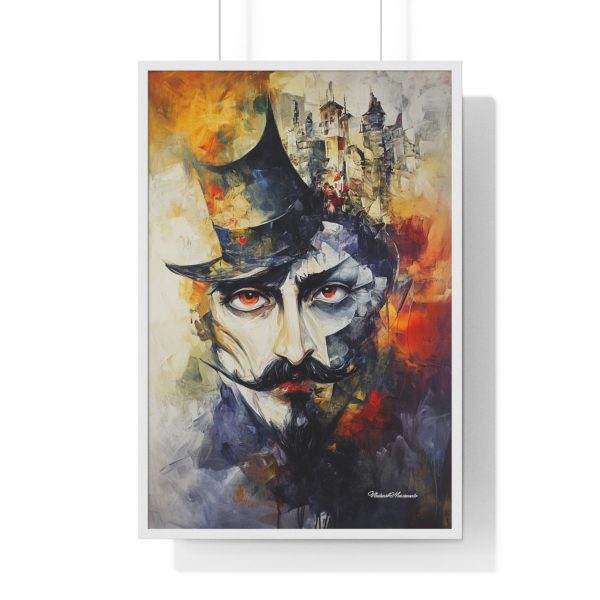Artistic Framed Wall Poster, Unique Home Décor for Modern Spaces, Perfect Gift for Art Lovers, Stylish Bathroom/Office Decor, Abstract [...] - Image 4