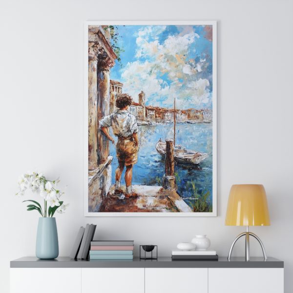 Scenic Wall Art Poster, Nautical Decor, Coastal Artwork, Beach House Decoration, Gift for Art Lovers, Framed Canvas Print - Image 5