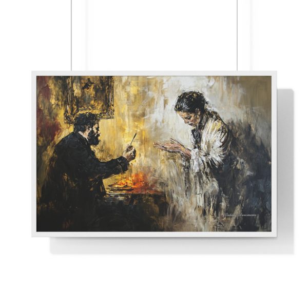 Artistic Framed Poster, Elegant Wall Decor, Living Room Artwork, Gift for Art Lovers, Cozy Home Aesthetic - Image 10