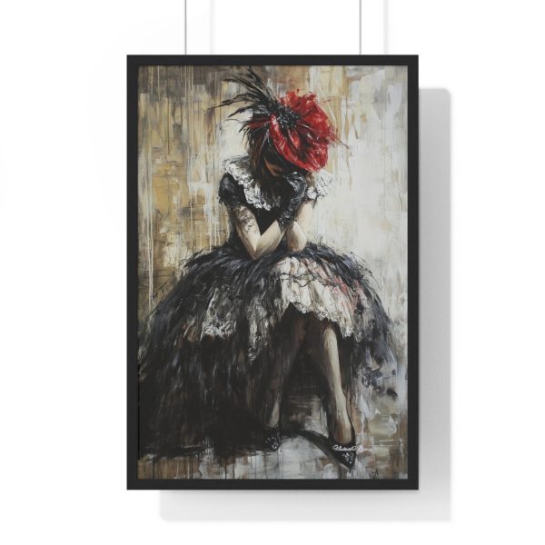 Elegant Art Deco Framed Poster, Vintage Wall Decor, Fashion Illustration, Stylish Home Accent, Unique Gift Idea - Image 7
