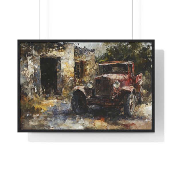 Rustic Vintage Truck Art Print | Farmhouse Decor, Wall Art, Gift for Car Lovers, Country Chic Decorating, Retro Home Accent - Image 7