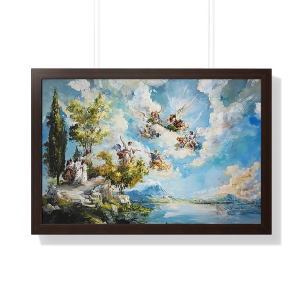Elegant Framed Horizontal Poster, Art Decor, Wall Art for Living Room, Gift for Art Lovers, Home Aesthetic, Blue Sky Art Print - Image 10