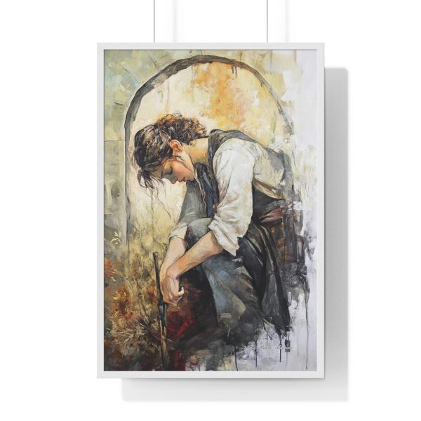 Artistic Vertical Framed Poster, Home Decor, Inspirational Wall Art, Gift for Art Lovers, Unique Art Print - Image 4