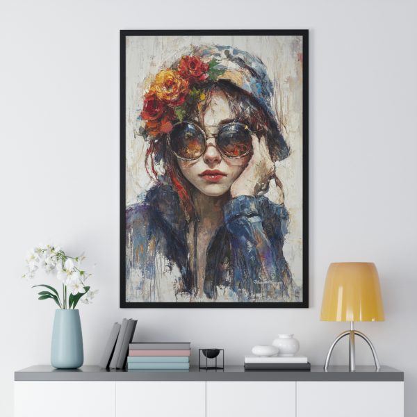 Bohemian Chic Framed Poster | Elegant Wall Art for Living Room, Bedroom Decor, Gift for Art Lovers, Floral Design Home Decor, Modern [...] - Image 2