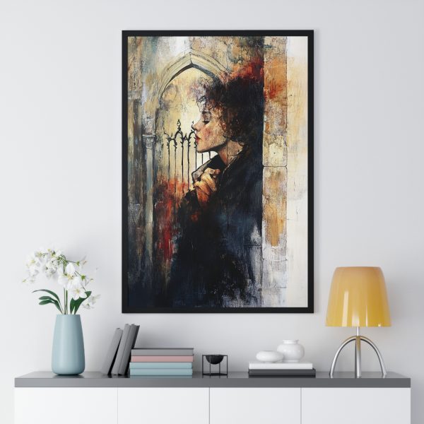 Artistic Vertical Framed Poster - Portrait Wall Decor, Home Aesthetic, Unique Gift for Art Lovers, Modern Art - Image 2