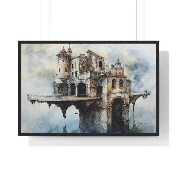 Whimsical Castle Horizontal Framed Poster – Enchanting Wall Art for Home Décor, Gift for Art Lovers, Cozy Living Room, Unique Birthday [...] - Image 7