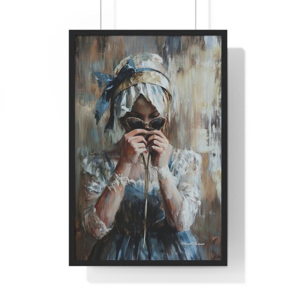 Elegant Vertical Framed Poster, Vintage Art Print, Home Decor, Unique Gift, Wall Art, Art Collectible - Image 7