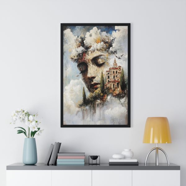 Dreamy Landscape Framed Poster, Inspirational Art Print, Home Decor, Modern Wall Art, Unique Gift for Art Lovers - Image 8
