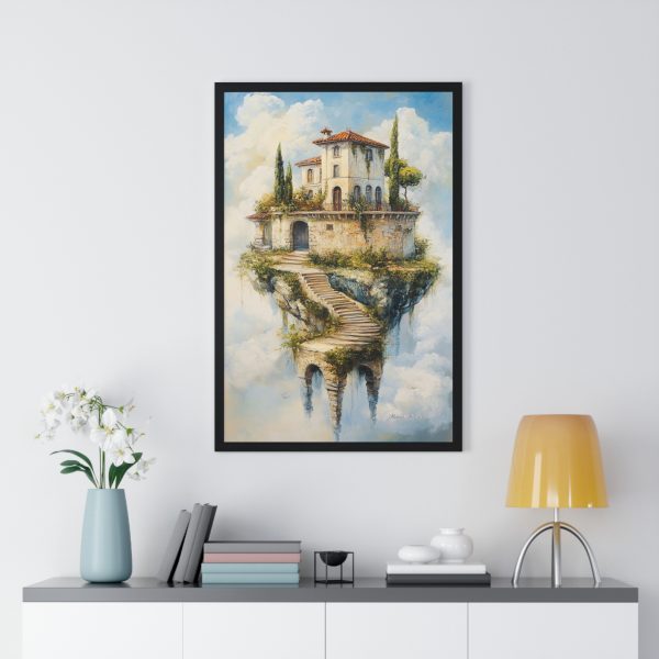 Dreamy Vertical Framed Poster, Fantasy Wall Art, Home Decor, Gift for Art Lovers, Dream House Print - Image 8