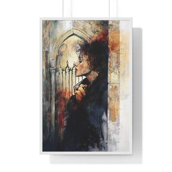 Artistic Vertical Framed Poster - Portrait Wall Decor, Home Aesthetic, Unique Gift for Art Lovers, Modern Art - Image 4