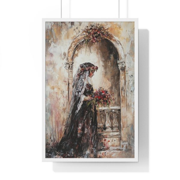 Elegant Wedding Vertical Framed Poster, Bridal Art Print, Home Decor, Wall Art, Romantic Gift, Wedding Decor - Image 10