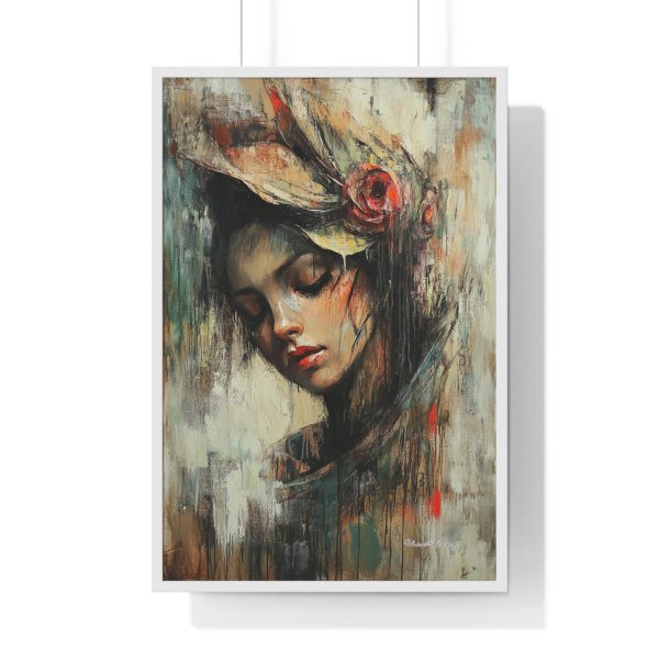 Framed Art Poster, Beautiful Abstract Woman Portrait, Home Decor, Gift for Her, Wall Art, Modern Wall Decor - Image 4