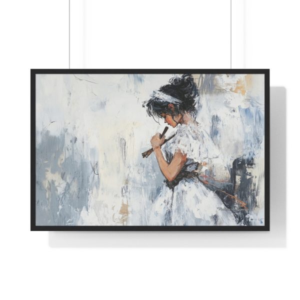 Elegant Musician Framed Art Print, Home Decor, Wall Art, Gift for Music Lovers, Artistic Poster, Modern Living Room Decor - Image 7