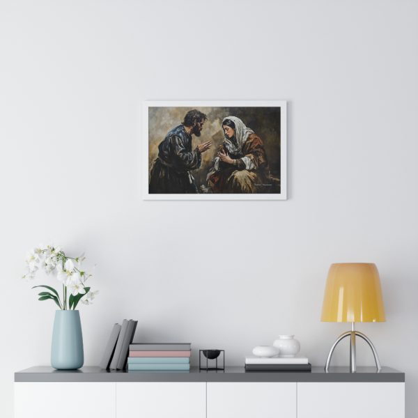 Framed Art Print - Emotional Biblical Scene, Wall Decor, Christian Home Decor, Religious Gift, Office Art - Image 5