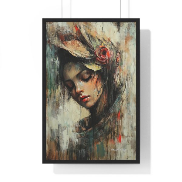 Framed Art Poster, Beautiful Abstract Woman Portrait, Home Decor, Gift for Her, Wall Art, Modern Wall Decor - Image 7