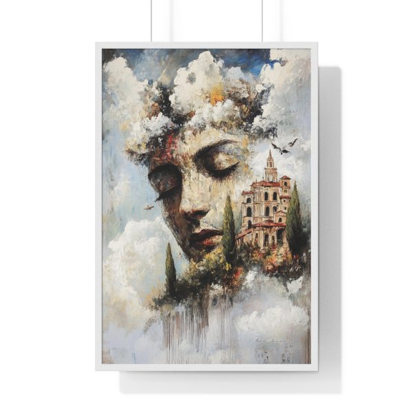 Dreamy Landscape Framed Poster, Inspirational Art Print, Home Decor, Modern Wall Art, Unique Gift for Art Lovers - Image 4
