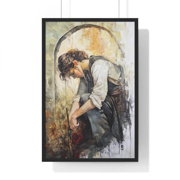 Artistic Vertical Framed Poster, Home Decor, Inspirational Wall Art, Gift for Art Lovers, Unique Art Print - Image 7