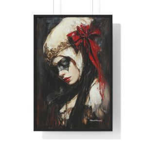 Elegant Framed Art Print, Vintage Poster Art, Gothic Home Decor, Unique Gift for Art Lovers, Wall Art for Living Room, Dark Romantic [...]