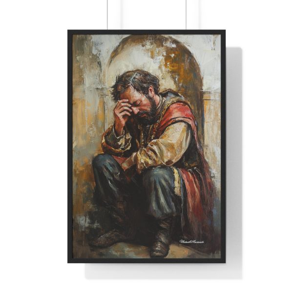Emotional Vertical Framed Poster | Wall Art, Home Decor, Gift for Art Lovers, Inspirational Decor, Collectible Print