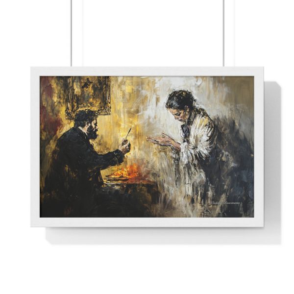 Artistic Framed Poster, Elegant Wall Decor, Living Room Artwork, Gift for Art Lovers, Cozy Home Aesthetic - Image 4