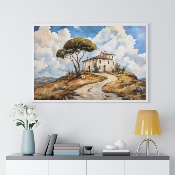 Rustic Landscape Art Print, Framed Wall Decor, Home Decoration, Gift for Nature Lovers, Housewarming Present, Italian Villa Poster - Image 11
