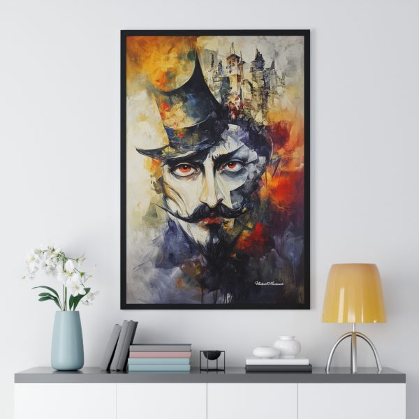 Artistic Framed Wall Poster, Unique Home Décor for Modern Spaces, Perfect Gift for Art Lovers, Stylish Bathroom/Office Decor, Abstract [...] - Image 2