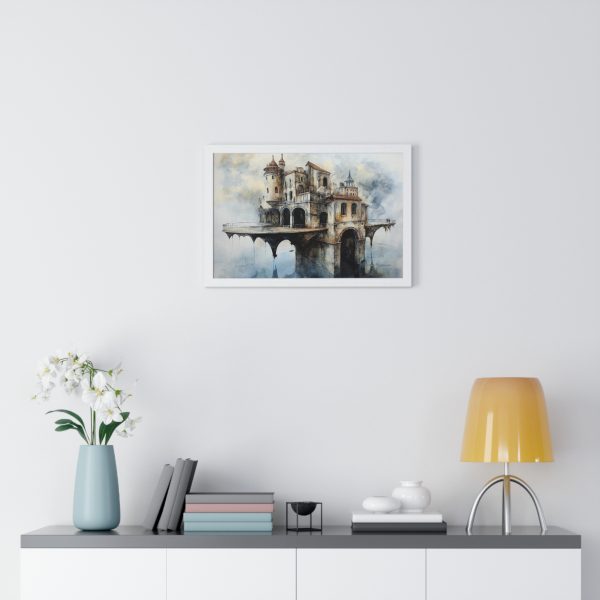 Whimsical Castle Horizontal Framed Poster – Enchanting Wall Art for Home Décor, Gift for Art Lovers, Cozy Living Room, Unique Birthday [...] - Image 5