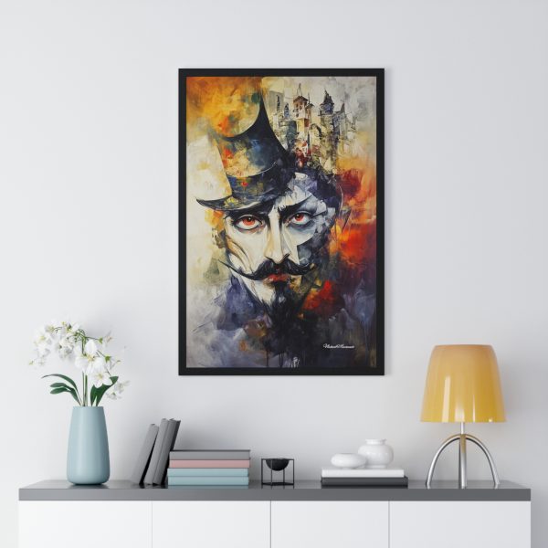 Artistic Framed Wall Poster, Unique Home Décor for Modern Spaces, Perfect Gift for Art Lovers, Stylish Bathroom/Office Decor, Abstract [...] - Image 8