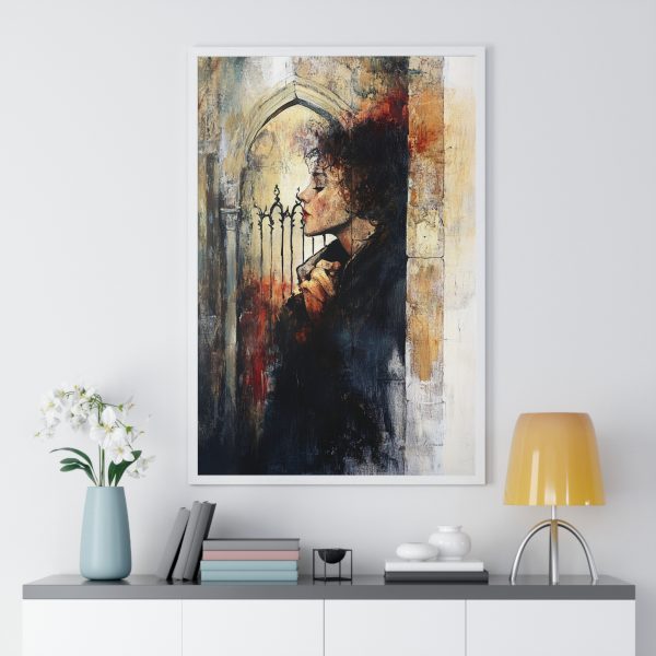 Artistic Vertical Framed Poster - Portrait Wall Decor, Home Aesthetic, Unique Gift for Art Lovers, Modern Art - Image 5