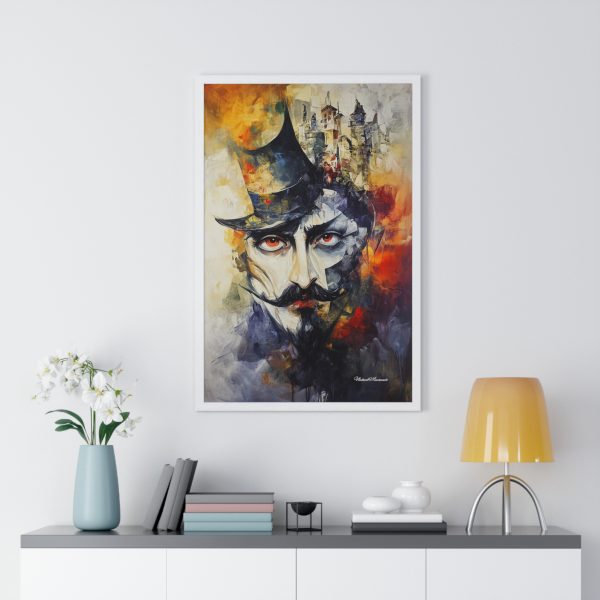 Artistic Framed Wall Poster, Unique Home Décor for Modern Spaces, Perfect Gift for Art Lovers, Stylish Bathroom/Office Decor, Abstract [...] - Image 11