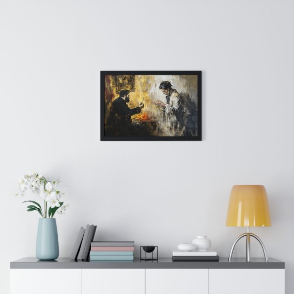 Artistic Framed Poster, Elegant Wall Decor, Living Room Artwork, Gift for Art Lovers, Cozy Home Aesthetic - Image 2